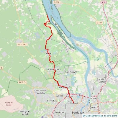 Chemin de Saint Jacques Compostelle, Voie de Tours