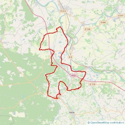 Circuit des vignobles de Buzet