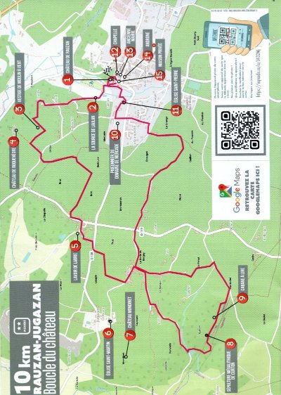 Boucle de Rauzan à Jugazan