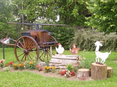Ferme fleurie de M. et Mme Laurent