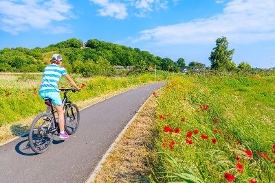 Les Coquelicots à VTT