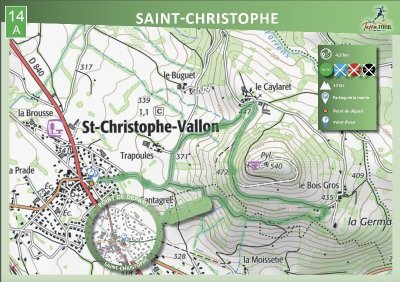 Parcours Trail Saint-Christophe n° 14A