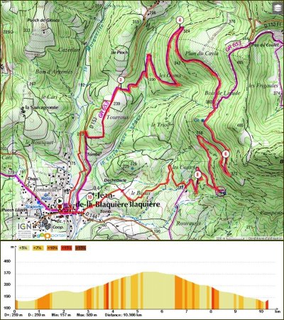RANDONNÉE DES BOIS DE HOMS ET DE LATUDE
