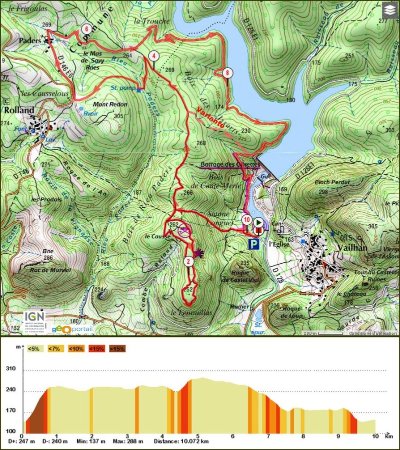 RANDONNÉE VAILHAN "SENTIER DES OLIVETTES"