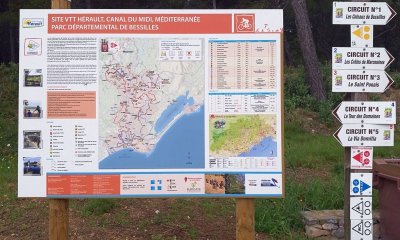 CIRCUIT GRAVEL 1 : LE P'TIT TOUR DE BESSILLES - ESPACE VTT/GRAVEL CAP D'AGDE MÉDITERRANÉE