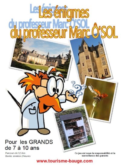 LES ÉNIGMES DU PROFESSEUR MARC Ô SOL À BAUGÉ