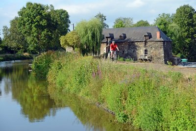 La Vélo Francette, chemin de halage de la Mayenne (La Jaille-Yvon - Le Lion d'Angers)