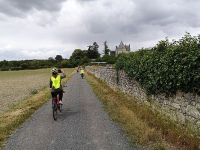 Boucle vélo d'abbaye en châteaux