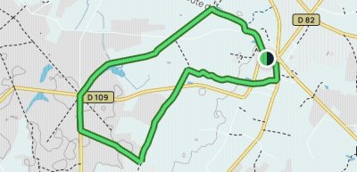 SENTIER DE RANDONNÉE LE BOIS DE LA ROCHE HUE À CHEVIRÉ LE ROUGE