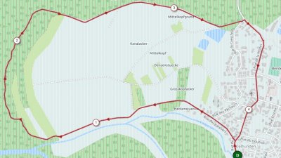 Circuit pédestre : le parcours du Mittelkopfgrund
