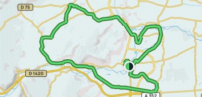 Circuit vélo Bulles et Bugatti