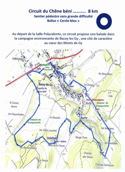 Circuit pédestre Le Chêne Béni