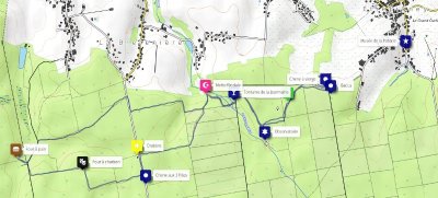 Le Sentier du Guêpier en forêt de Chaux