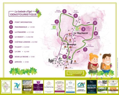 La randonnée oenotouristique d'Igé
