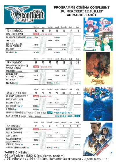 Aiguillon, bastide française au confluent du Lot et de la Garonne