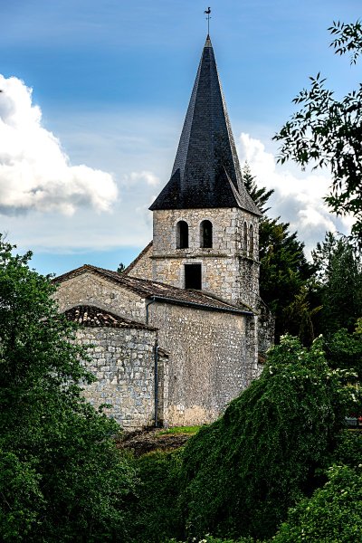 Lubersac, une église de Saint-Sernin-de-Duras