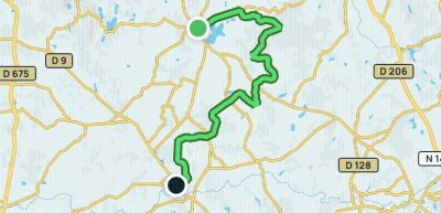 GRP® des Monts de Blond : étape 4 : Cieux - Oradour sur Glane