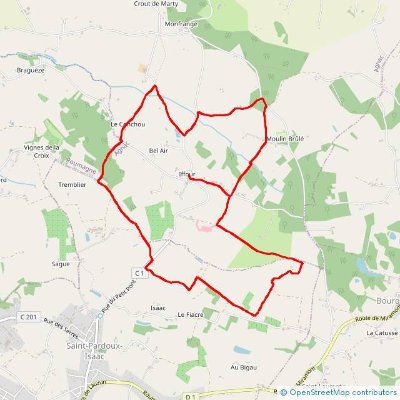 Iffour, randonnée en Guyenne