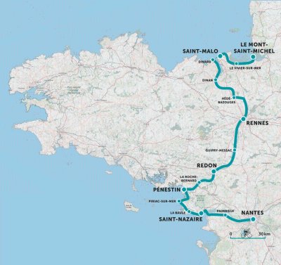 TRAVERSÉE BRETONNE - DE NANTES AU MONT SAINT-MICHEL