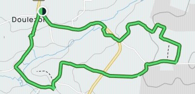 Parcours pédestre rouge