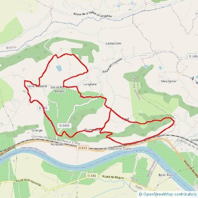 Saint-Médard, vues sur la Garonne et sa vallée