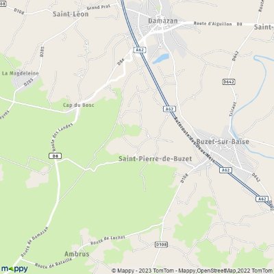 Vignes, pins et chênes lièges à Saint-Pierre-de-Buzet