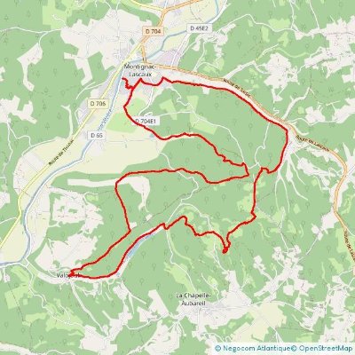 Parcours Trail Montignac-Lascaux n°11