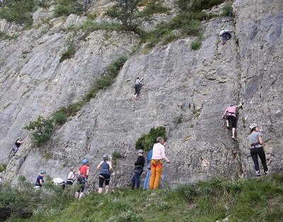Falaise (école) d'escalade des Orres