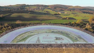 Table d'orientation à Lanty