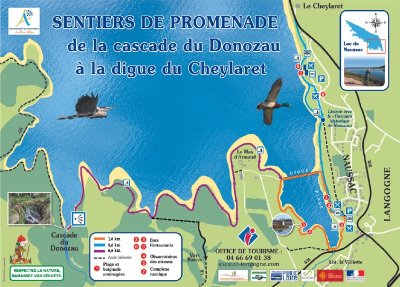 LAC DE NAUSSAC - LA CASCADE DU DONOZAU