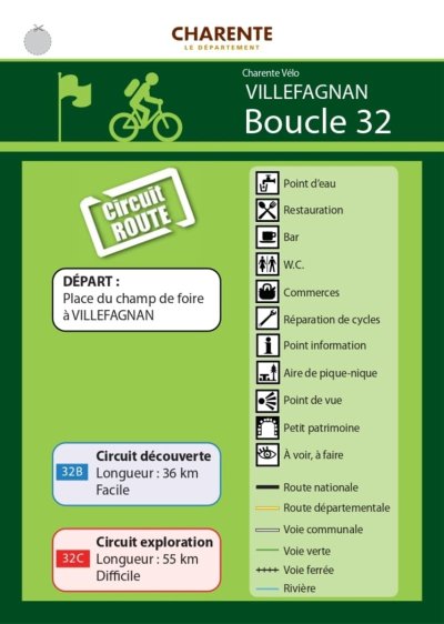 Boucle vélo n°32 C - Villefagnan