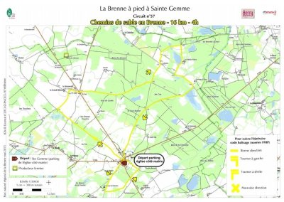 Randonnée pédestre Sainte-Gemme