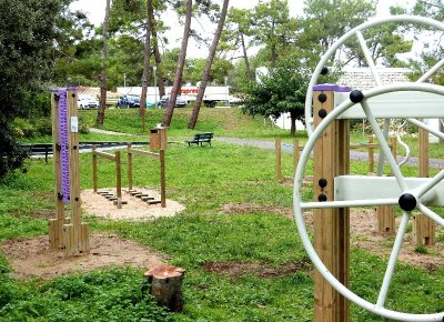 Parcours sportif à Grand-Village-Plage