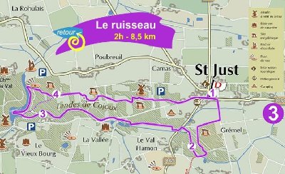 Circuit pédestre, côté Saint Just