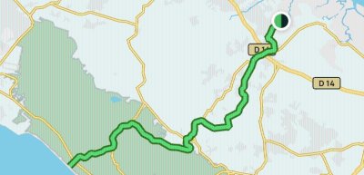 Itinéraire VTC N°2 - De la Seudre à la Vélodyssée ®
