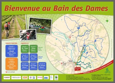 Boucle VTT - Châteauneuf : Bain des dames