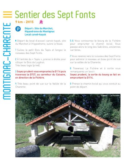 Sentier des Sept Fonts - Montignac