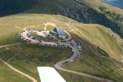 Le point de vue sur le Hohneck depuis Le Tholy