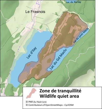 Zone de tranquillité de la vie sauvage - 4 lacs