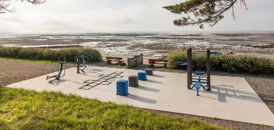 Plateau fitness en accès libre connecté