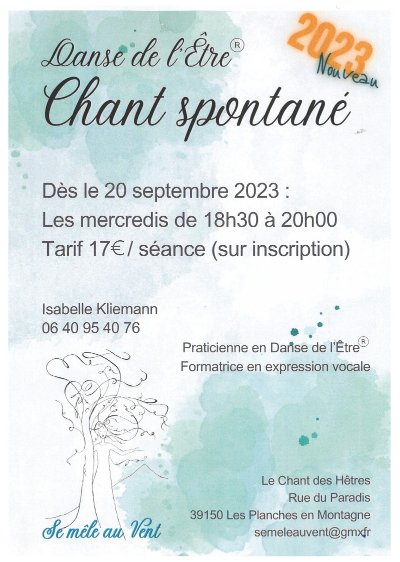 Ateliers « Le Chant des hêtres »