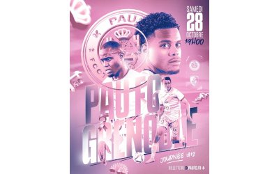 Football - Calendrier PAU FC Ligue2 BKT - saison 2025-2026