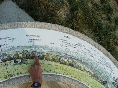 Table d'orientation de Montpré à St André de Chalencon