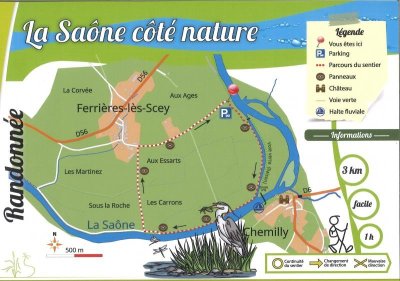 Circuit la Saône côté nature