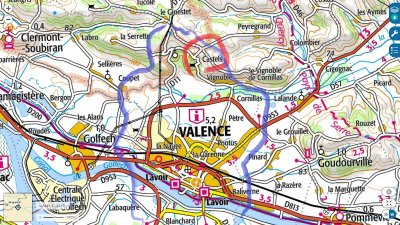 Variante Circuit du Château depuis Valence d'Agen