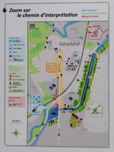 Chemin d'interprétation de la tranchée du canal