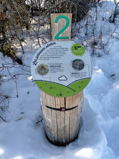 Parcours Géobaliz en raquettes