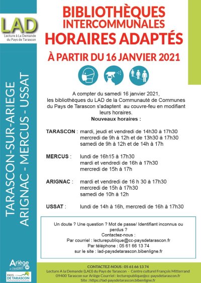 Bibliothèques du Lad "Lecture à la Demande"