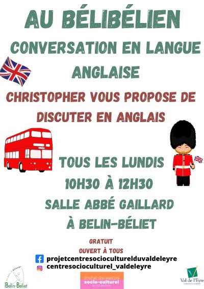 Les ateliers de l'Inter'Val : Conversation en anglais