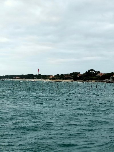 Balade à roulettes - Le Cap Ferret, de la jetée du Bélisaire vers le phare